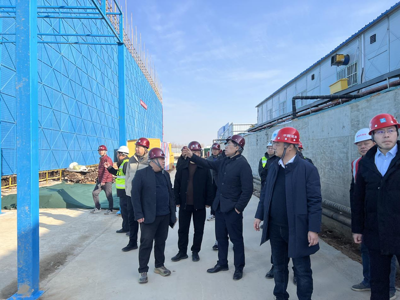 集團公司黨委書記、董事長汪洋深入一線開展項目調研和安全生產檢查